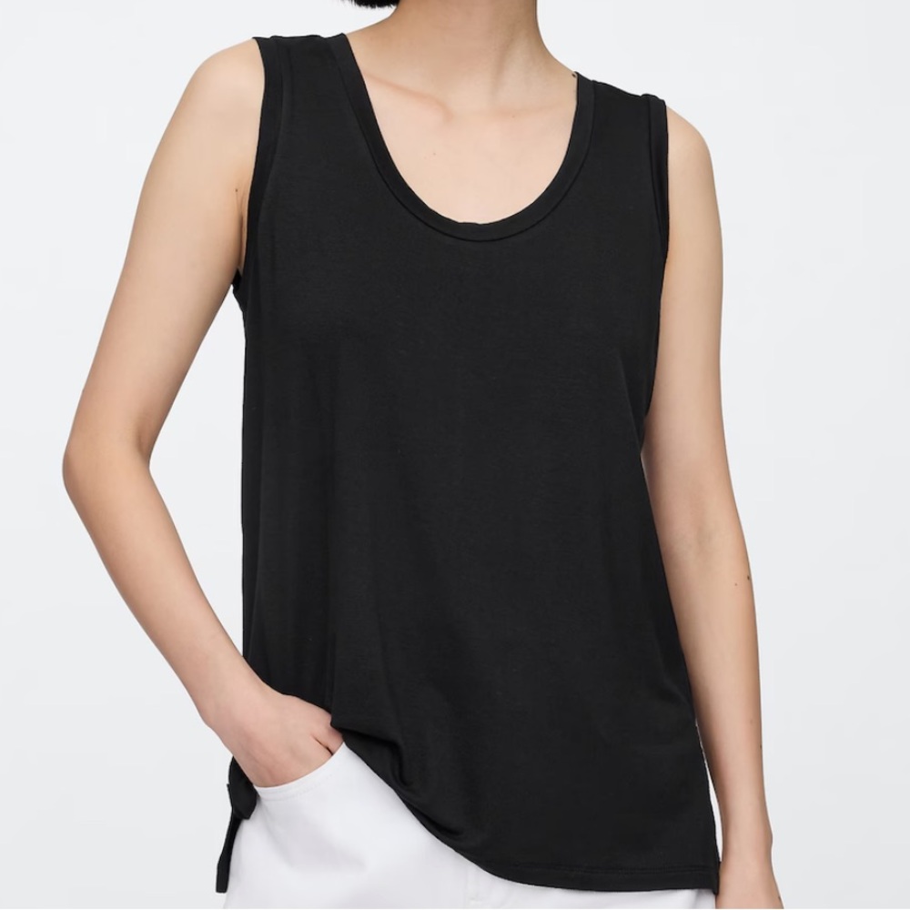 GAP Relaxed Luxe Scoopneck Tank Top, Women’s Large, Excellent Condition!